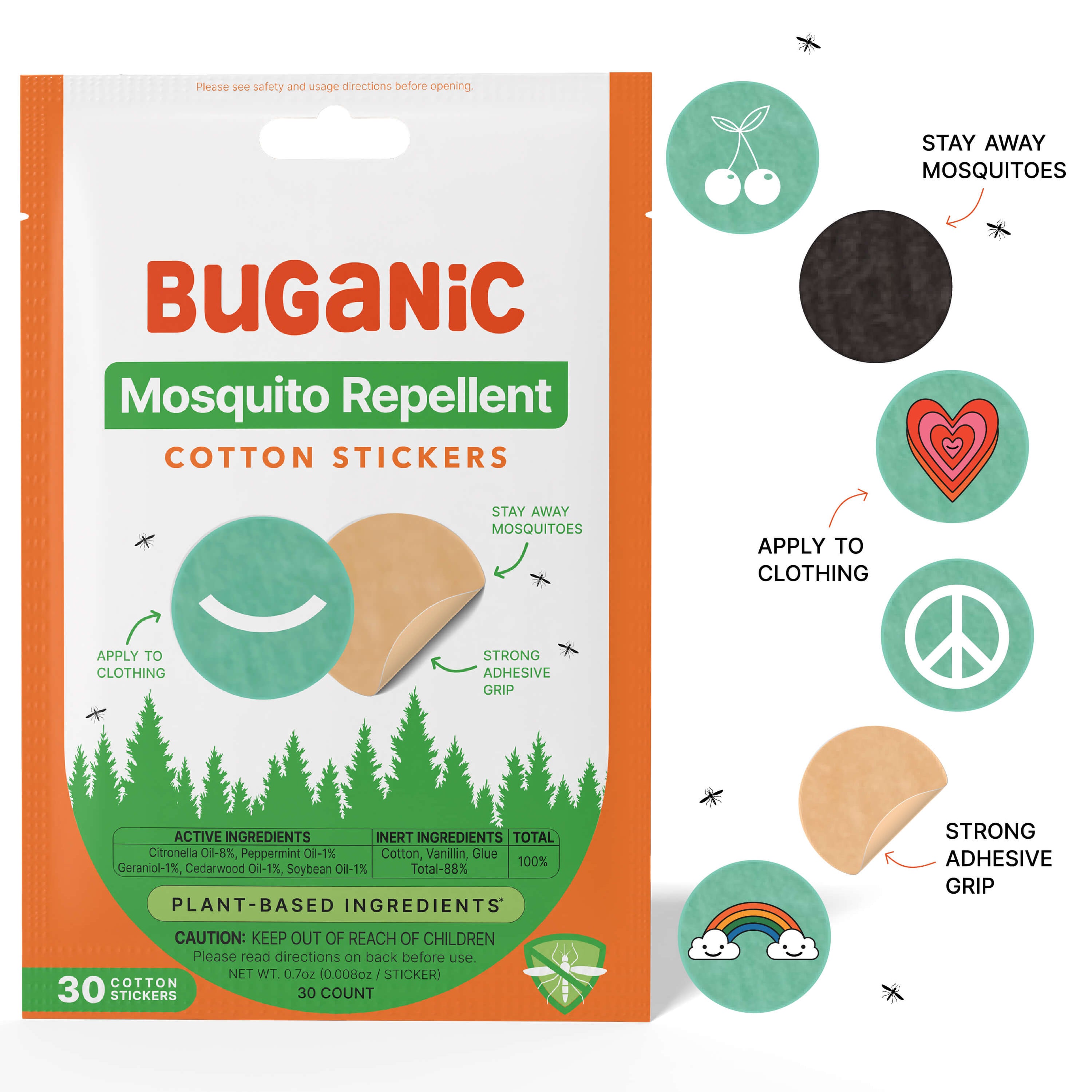 Mosquito Repellent Stickers