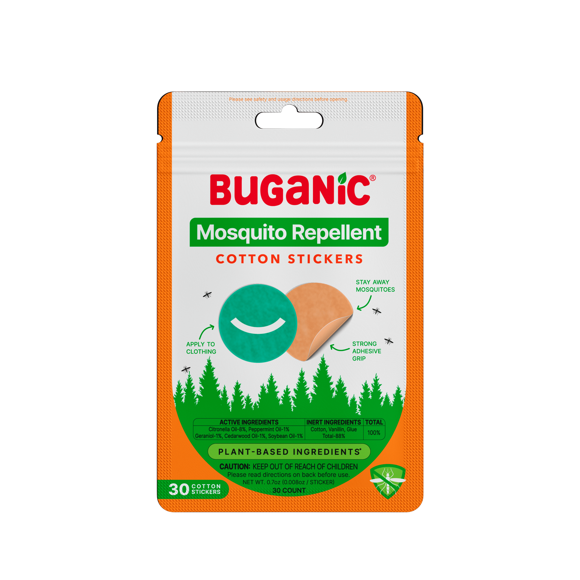 Buganic Mosquito Repellent Cotton Stickers - Special Offer - Buganic®