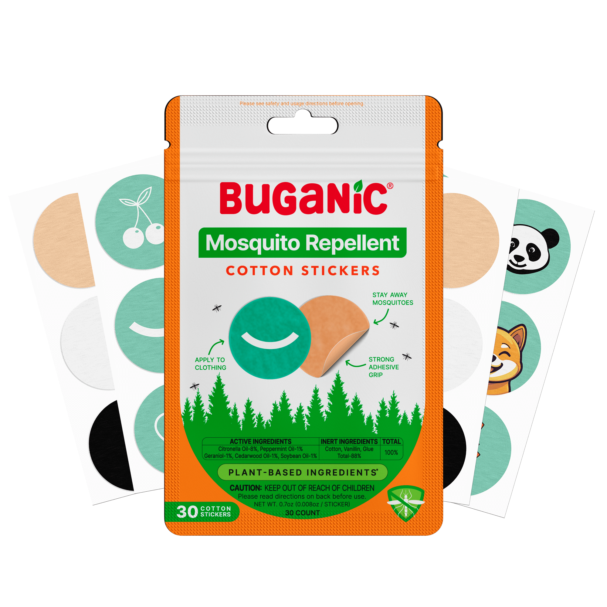 Buganic Mosquito Repellent Cotton Stickers - Special Offer - Buganic®