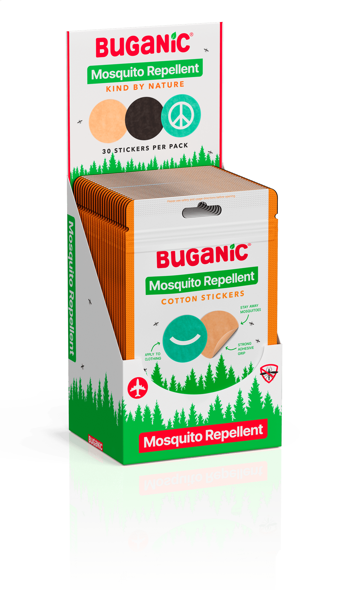 Buganic Mosquito Repellent Cotton Stickers Wholesale - Buganic®